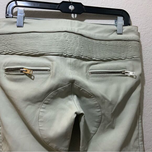 ISABEL MARANT gray  Lambskin Leather skinny Leg Pants 36 US 4 - Picture 8 of 13